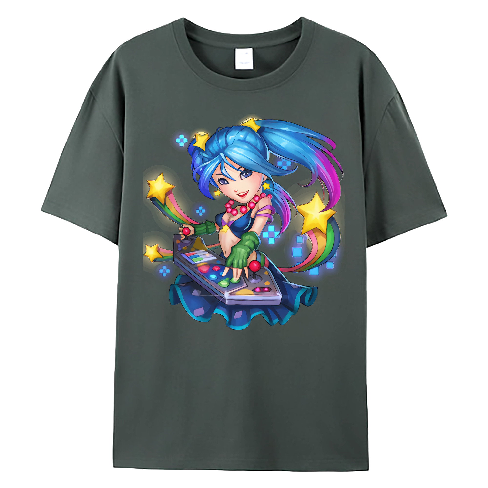 （画像用） リーグ・オブ・レジェンド League of Legends LOL 綿100％ メンズ半袖Tシャツ｜肌触りやわらか＆通気性